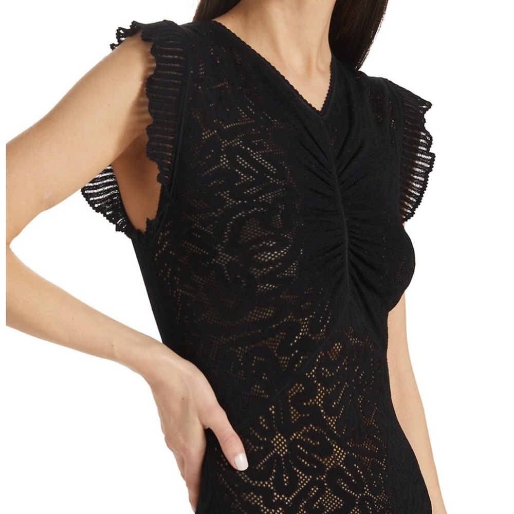 Milo Wavy Lace Sheer Maxi Dress - Picture 4 of 8